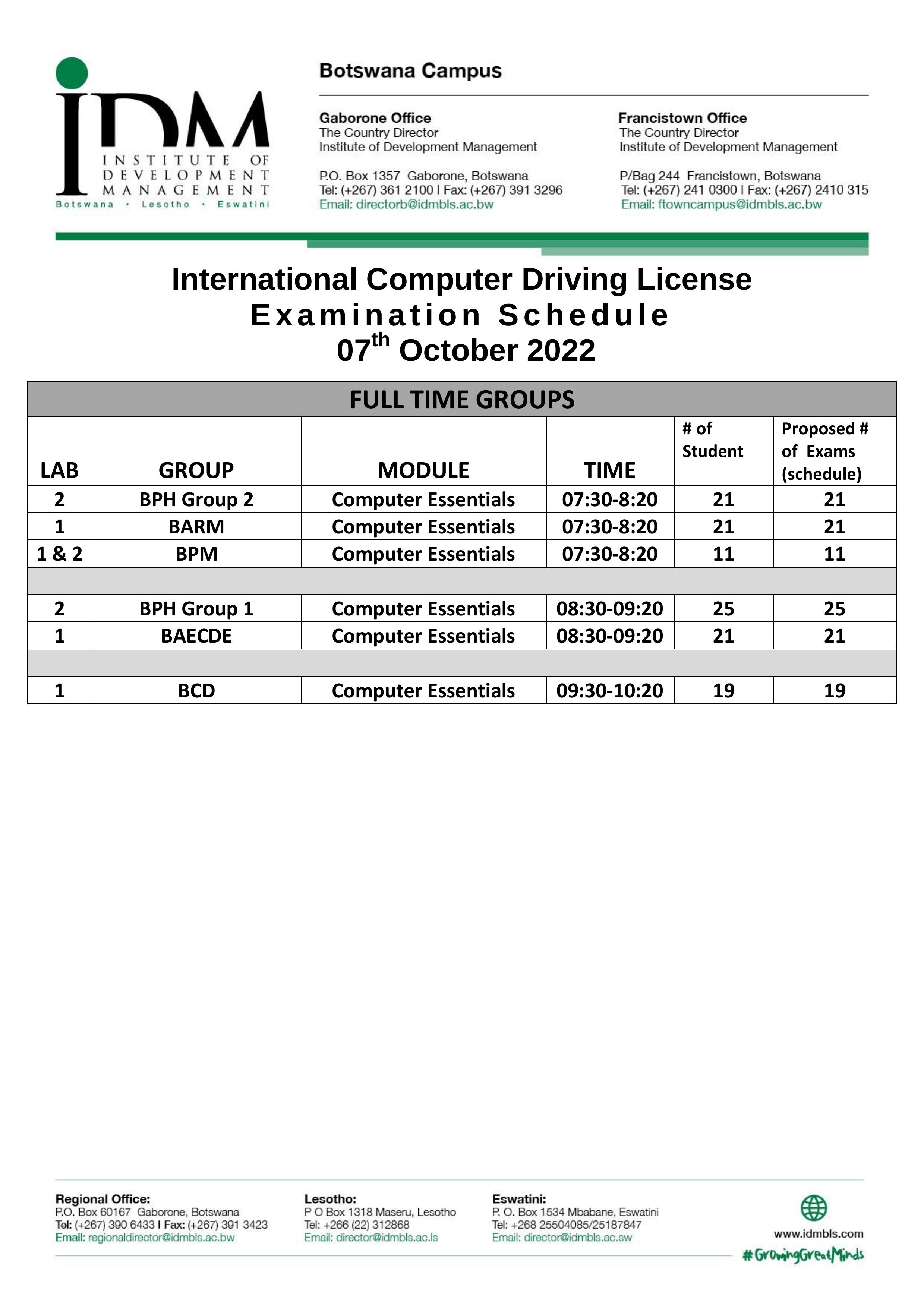 Attachment ICDL Examination Schedule-October 2022.jpg